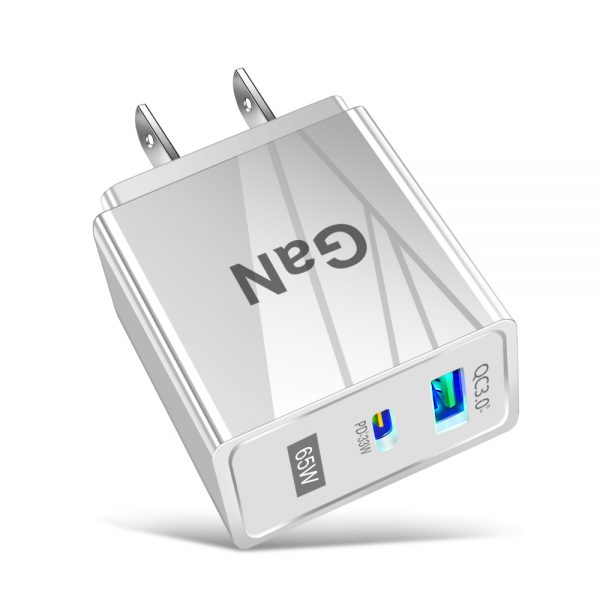 US/EU/UK 65W GaN Super Quick Charger QC3.0+USB C Fast Charger PD65W Gan charger Compatible for Laptop ipad iPhone Huawei Xiaomi - Image 2