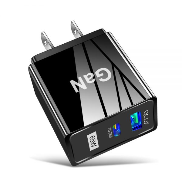 US/EU/UK 65W GaN Super Quick Charger QC3.0+USB C Fast Charger PD65W Gan charger Compatible for Laptop ipad iPhone Huawei Xiaomi - Image 4
