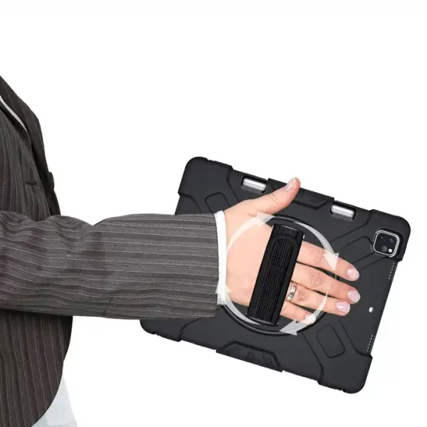 Shockproof Holder Shoulder Strap Silicone Tablet Cases For Ipad Pro 12.9 Case Tablets Cover For Ipad Case 12.9 - Image 2
