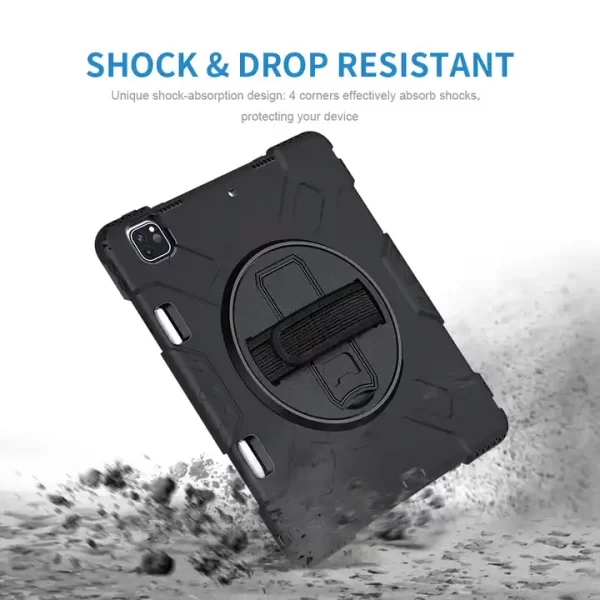 Shockproof Holder Shoulder Strap Silicone Tablet Cases For Ipad Pro 12.9 Case Tablets Cover For Ipad Case 12.9 - Image 8