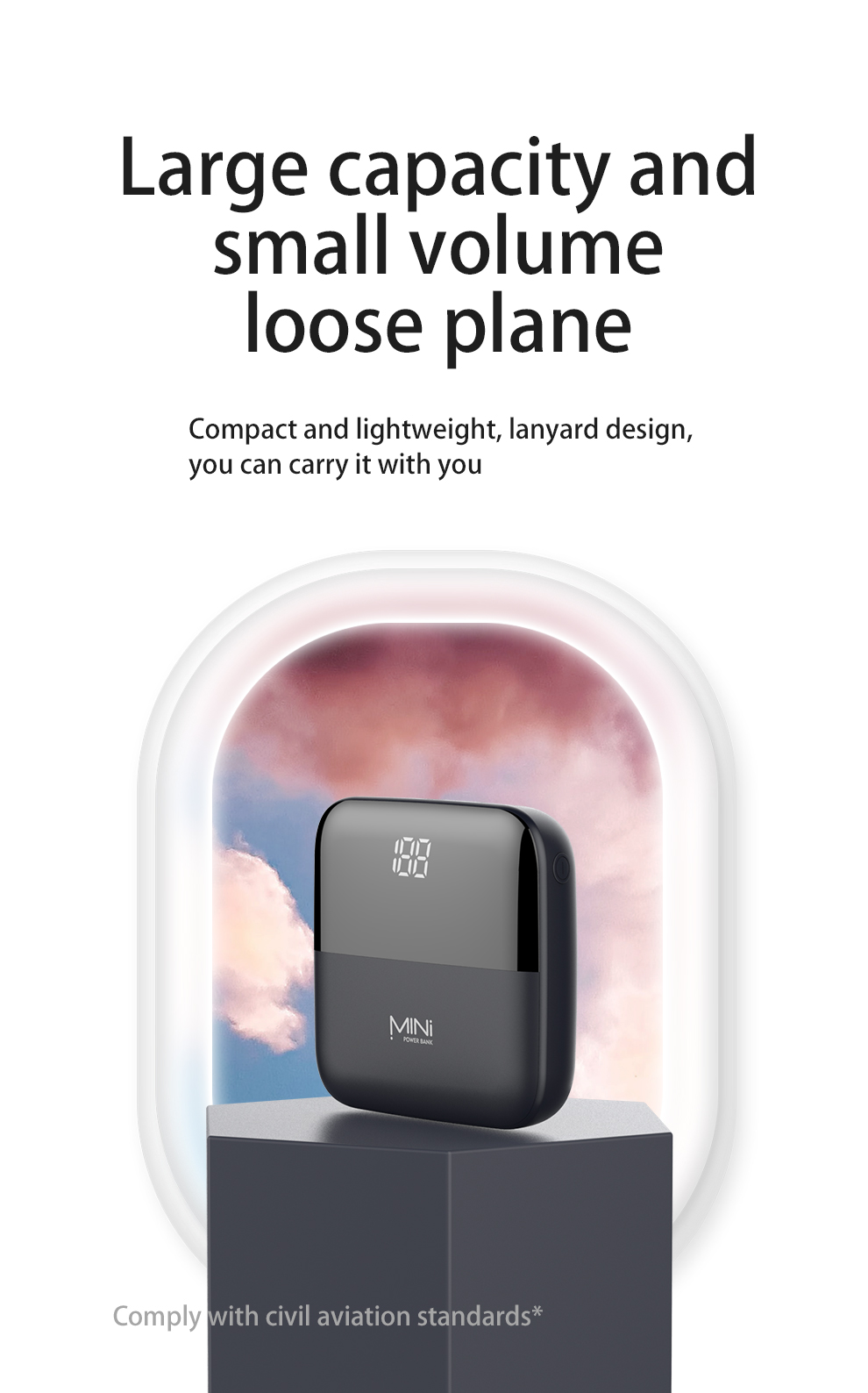 Hot Sale 10000mAh Portable Power Source Portable Mini Power Banks