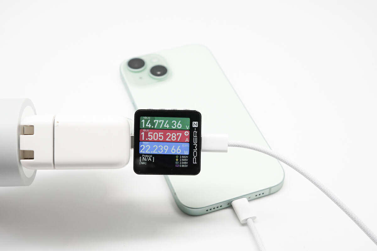 苹果全家桶充电器上阵,iPhone15 手机满电耗时测试-充电头网